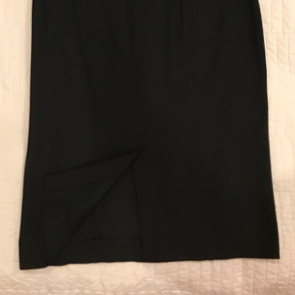 Black Stella McCartney Midi Strapless Dress Sz4 - Picture 6 of 6